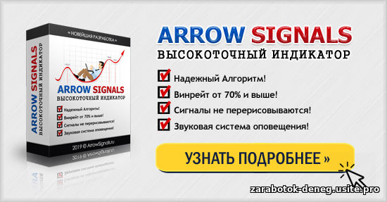 Высокоточный индикатор «ARROW SIGNALS» + Торговая система 2019